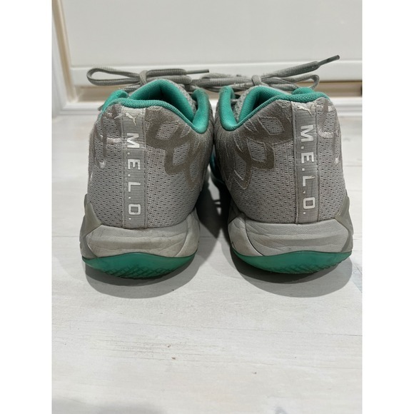 Puma LaMelo Ball MB.01 Lo UFO Grey Teal Basketball‎ Mens Shoes Size 10.5 main image 7
